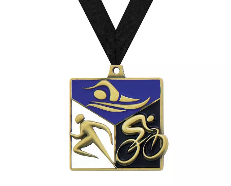 Running Award Medal With Ribbon