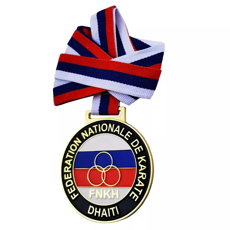 Metal Gold Medals Souvenir Medallion