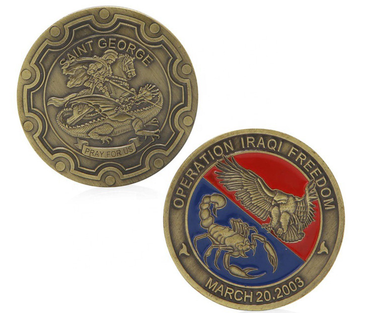 Maker Souvenir Blank Military Army Challenge Coins