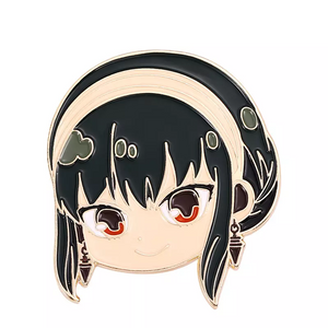 China cute anime fashion soft hard enamel lapel pin with card package