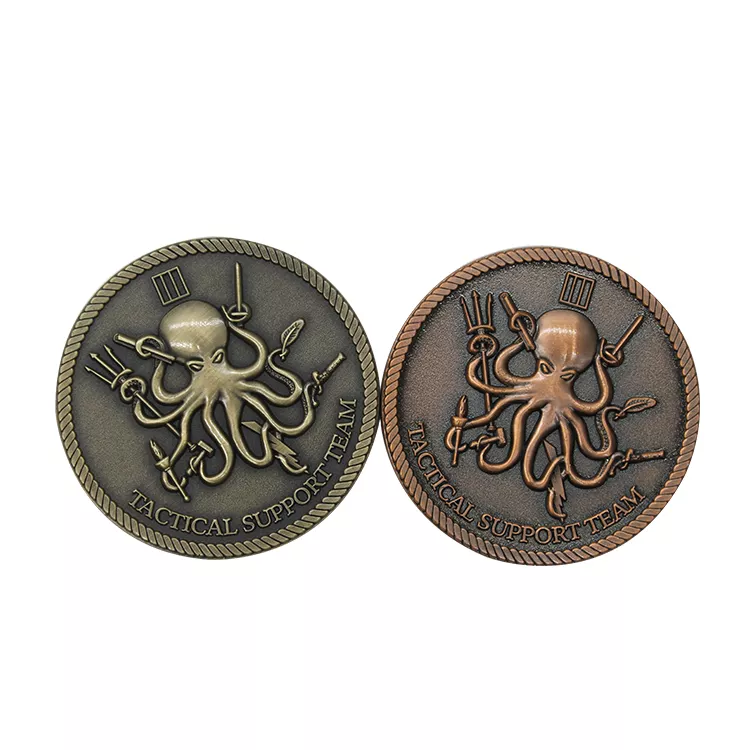 Metal Craft Die Casting Logo Metal Souvenir Marine Challenge Coin Old Coins