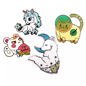 Metal Crafts Cartoon Animal Enamel Hat Pin Made Cats Hard Soft Enamel Pin