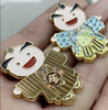 Wholesale Price Custom Antique Lapel Pins Soft Enamel Gold Plated Metal Badges High Quality Lovely Cartoon Emblems
